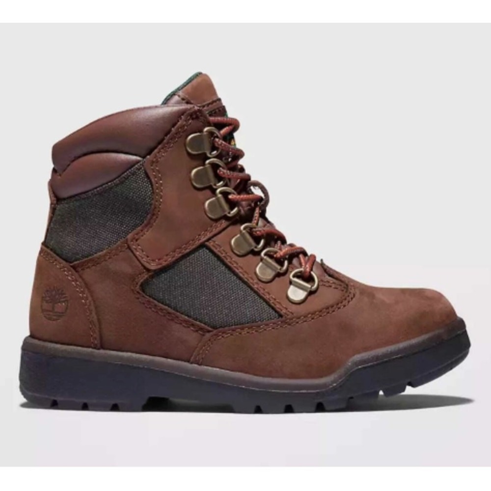 Timberland 6in Field Boot, Medium Brown Nubuck, womens size 8‎